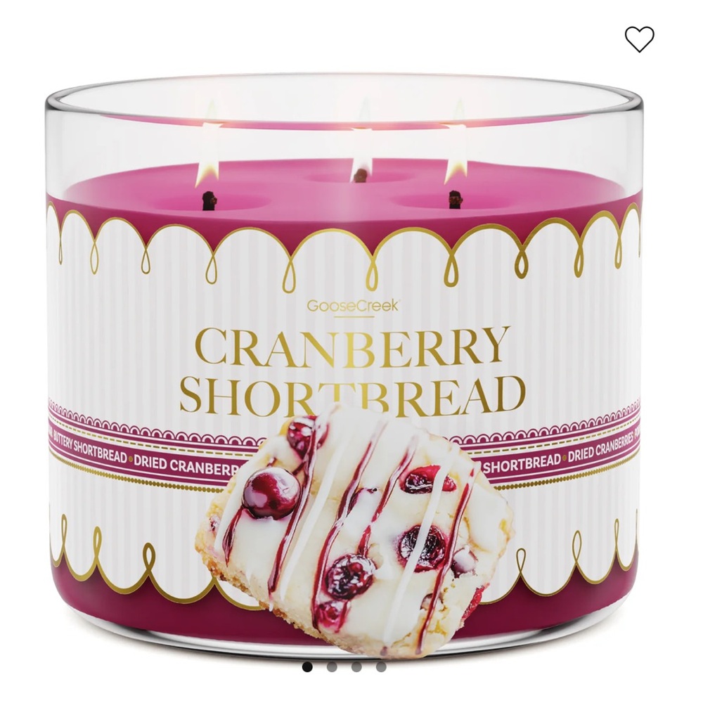 🩷 GC Cranberry Shortbread 3-Wick Candle NEW